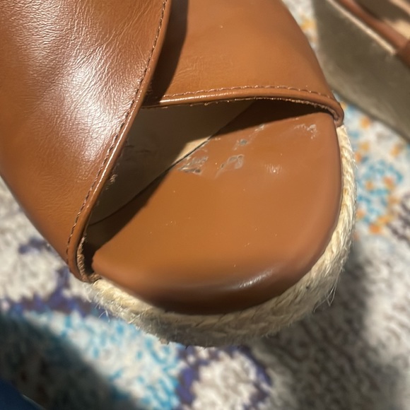 American Eagle Women’s Brown Platform Wedge Sandals | Size 8 - Picture 10 of 12